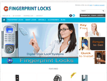 Tablet Screenshot of fingerprintlocks.com.au